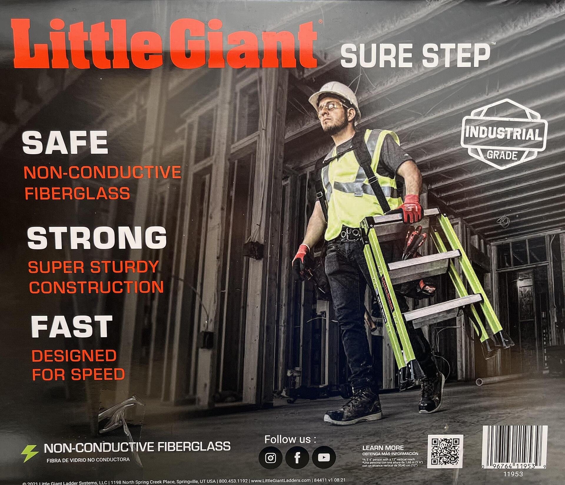 Sure Step™ -fiberglass step stool